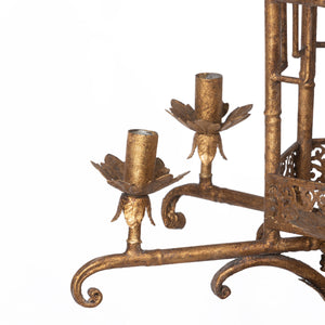 Golden Pagoda Chandelier