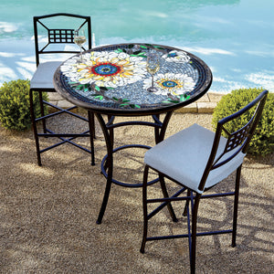 Florosol Mosaic High Dining Set