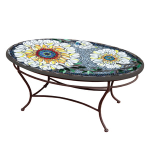 Florosol Mosaic Coffee Table - Oval