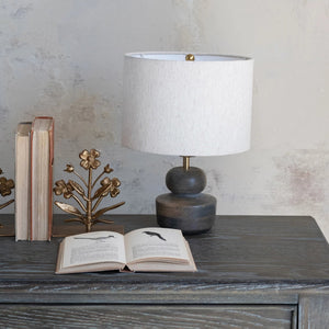 Greywashed Mango Table Lamp
