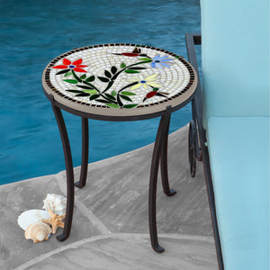 Hummingbird Mosaic Chaise Table