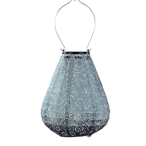 Indoor/Outdoor Tulip Fiore Lantern - Grey Blue