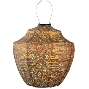 Indoor/Outdoor Crown Topaze Lantern - Gold