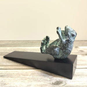 Lounging Frog Doorstop
