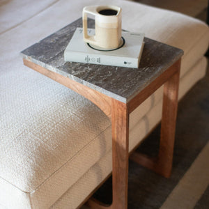 Titanium Travertine Top