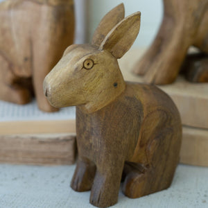 Rustic Wooden Rabbits