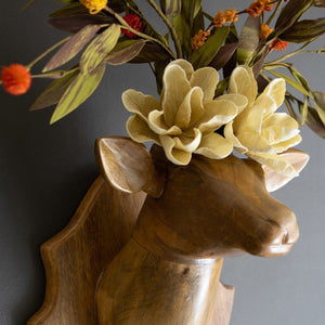 Savannah Grove Carved Deer Head