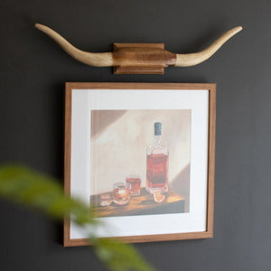 Marfa Range Carved Mango Longhorn