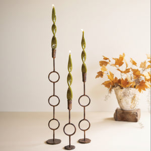 Foundry Ring Candle Holder Set