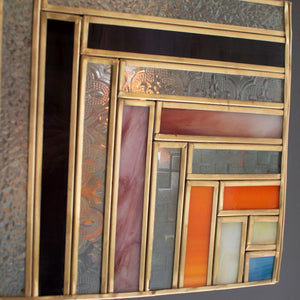 Layered Light Stained Glass Pendant