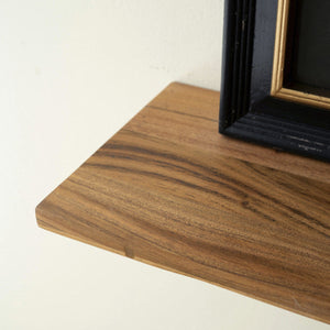 Set of 2 Floating Acacia Wood Shelves