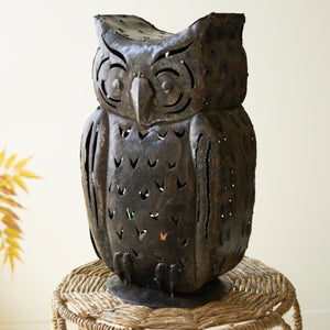 Nightwatch Owl Iron Luminary
