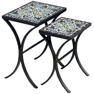 Ojai Valley Mosaic Nesting Tables