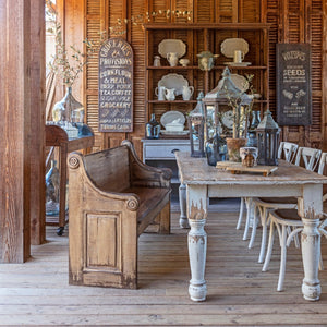 Painted Harvest Dining Table