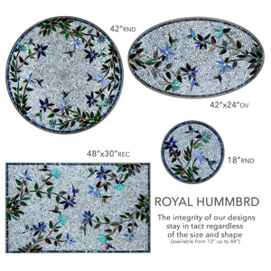 Royal Hummingbird Mosaic Plant Stands