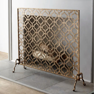 Savoy Gold Arabesque Hearth Screen