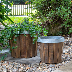 Tin & Timber Planters