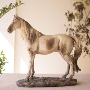 Weathered Horse Sculpture