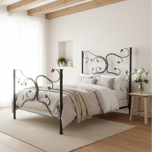 Willowmere Vine Iron Bed