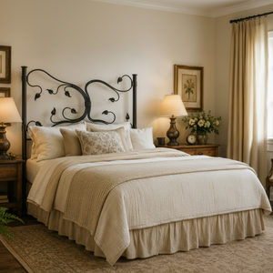 Willowmere Vine Iron Bed