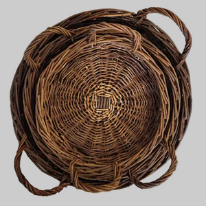 Round Willow Trays