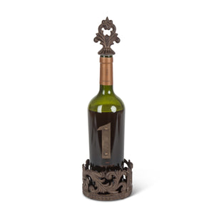 Wine Coaster & Stopper Set