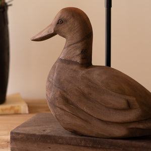 Woodland Duck Table Lamp