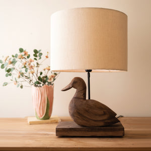 Woodland Duck Table Lamp
