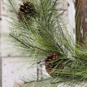 Mixed Needle 30" Pine Wreath