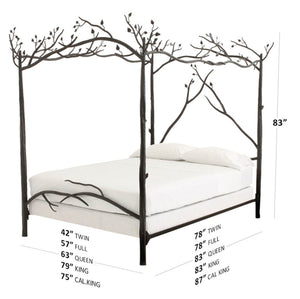 Enchanted Grove Canopy Bed Dimensions