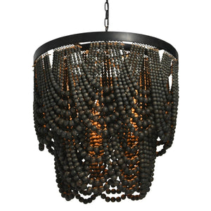Allister Noir Beaded Chandelier