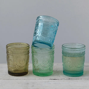 Kaleidoscope Quartet - Embossed Tumbler Set