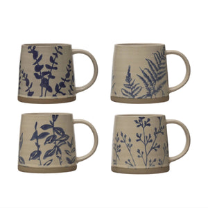 Botanica Blue Mug Set
