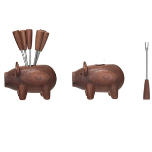 Squeal Appeal Appetizer Fork Set