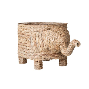 Hyacinth Elephant Basket
