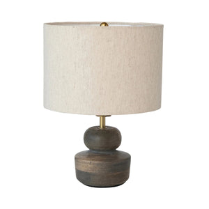 Greywashed Mango Table Lamp