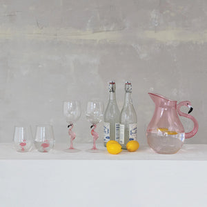 Flamingo Bliss Acrylic Pitcher