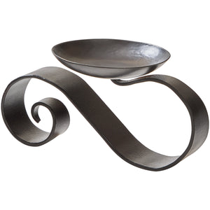 Scrollwork Iron Pillar Holder