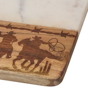 Cowboy Cutting Board & Spreader