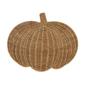 Rattan Pumpkin Charger