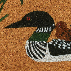 Rustic Loon Welcome Mat