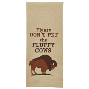 Fluffy Cows Dishtowel