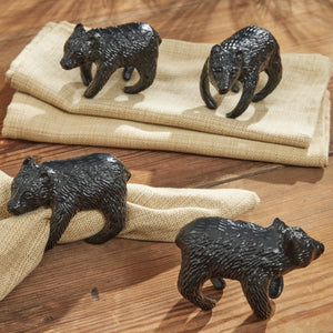 Rustic Bear Napkin Ring