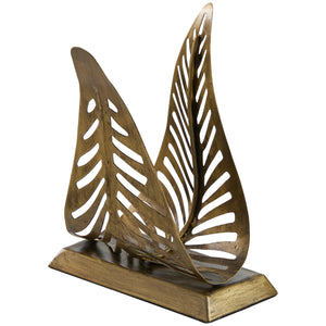 Golden Leaf Napkin Holder