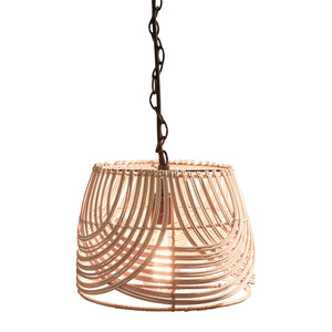 Woven Rattan Pendant