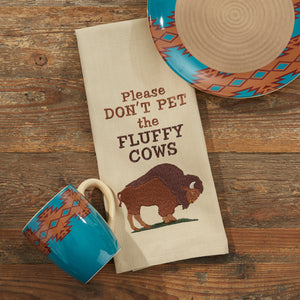 Fluffy Cows Dishtowel