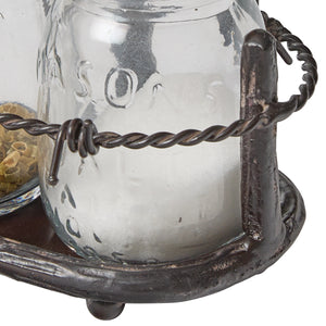 Barbed Wire Salt & Pepper Set