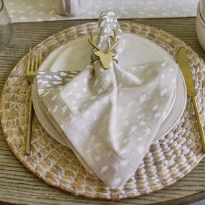 Gold Deer Napkin Ring