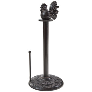 Rustic Rooster Paper Towel Holder