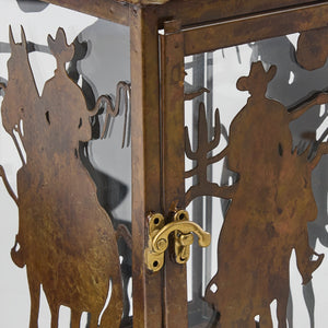 Saddle & Spurs Western Lantern